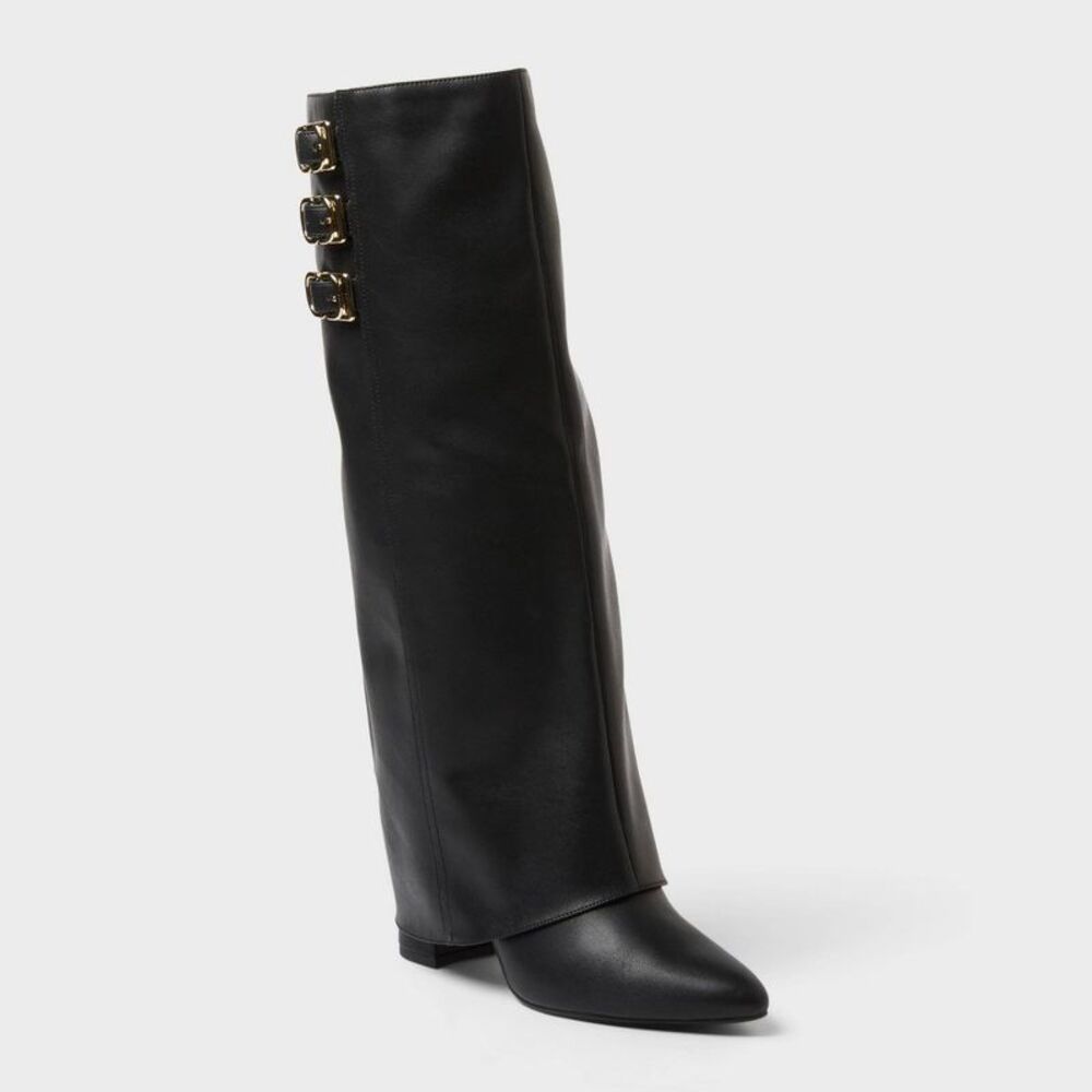 Women's Tambra Tall Boots - A New Day Black 9